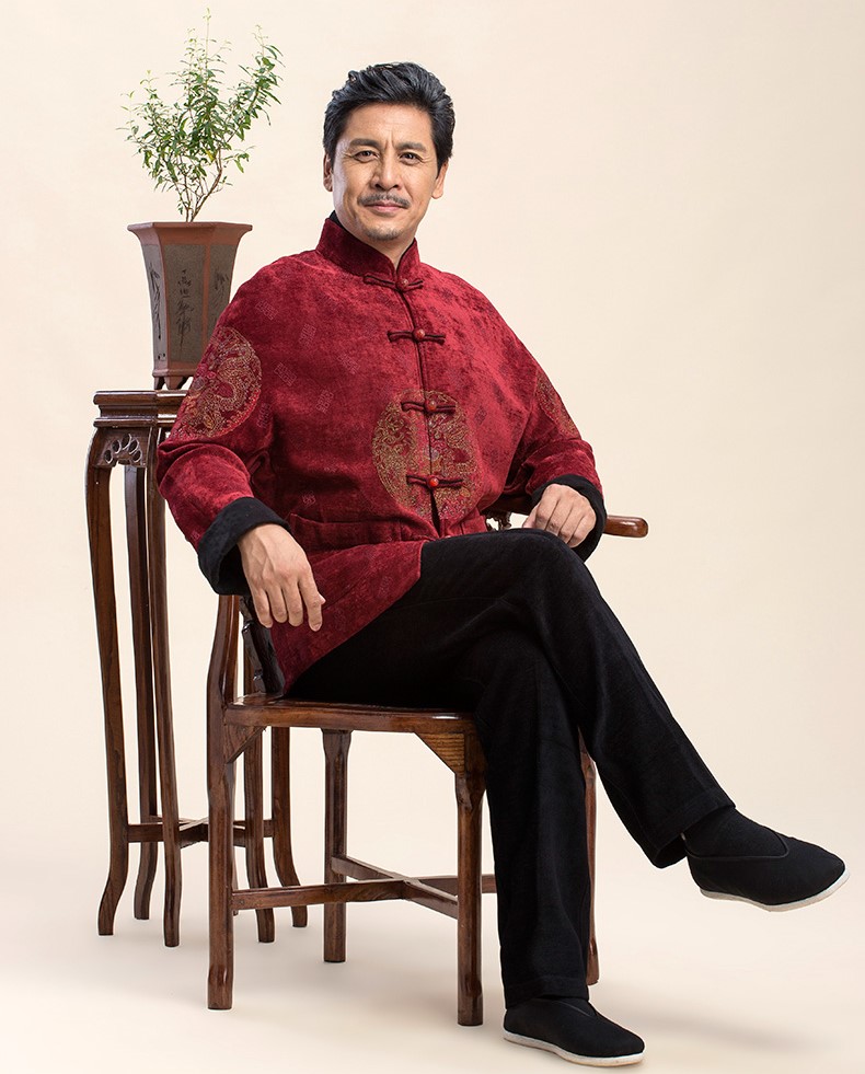 中式唐裝棉襖，家佳樂文學(xué)外套