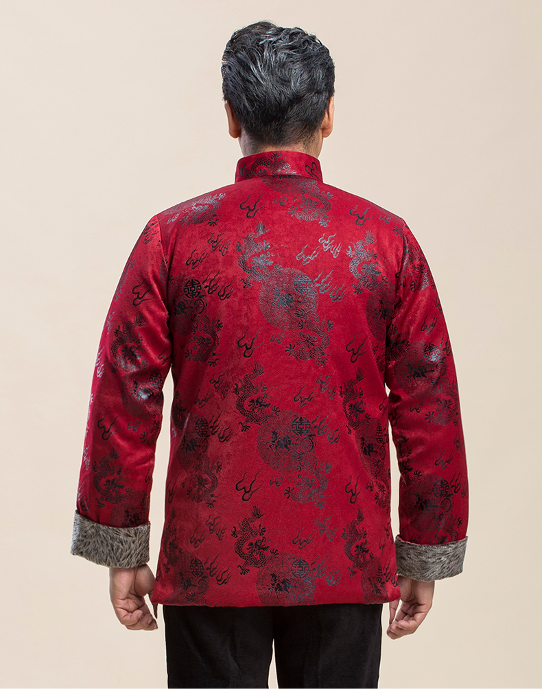 喜慶唐裝禮服外套，復(fù)古風(fēng)男士唐裝