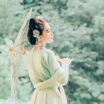 白衣仙子女生頭像，唯美古風(fēng)真人頭像