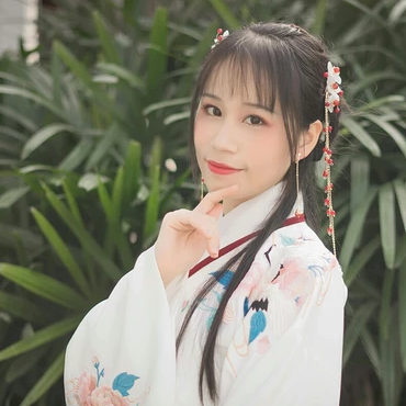 清新可愛漢服女生頭像，唯美古風(fēng)真人頭像