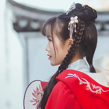 文藝女生頭像，唯美古風(fēng)真人頭像