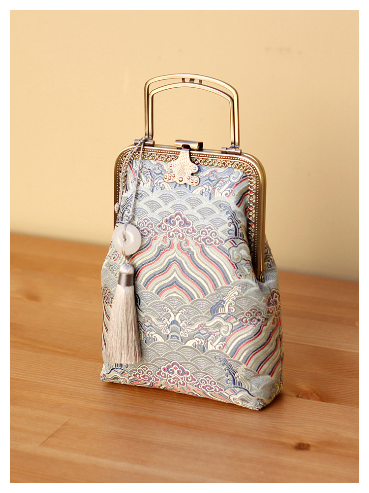 家佳樂(lè)文學(xué)復(fù)古小手拎包小巧可愛(ài)手工包