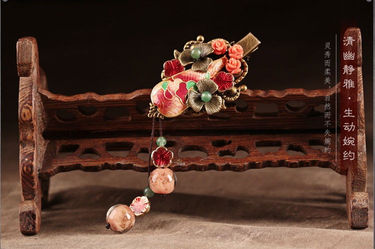 繁花憶夢復(fù)古琉璃流蘇發(fā)夾頭像