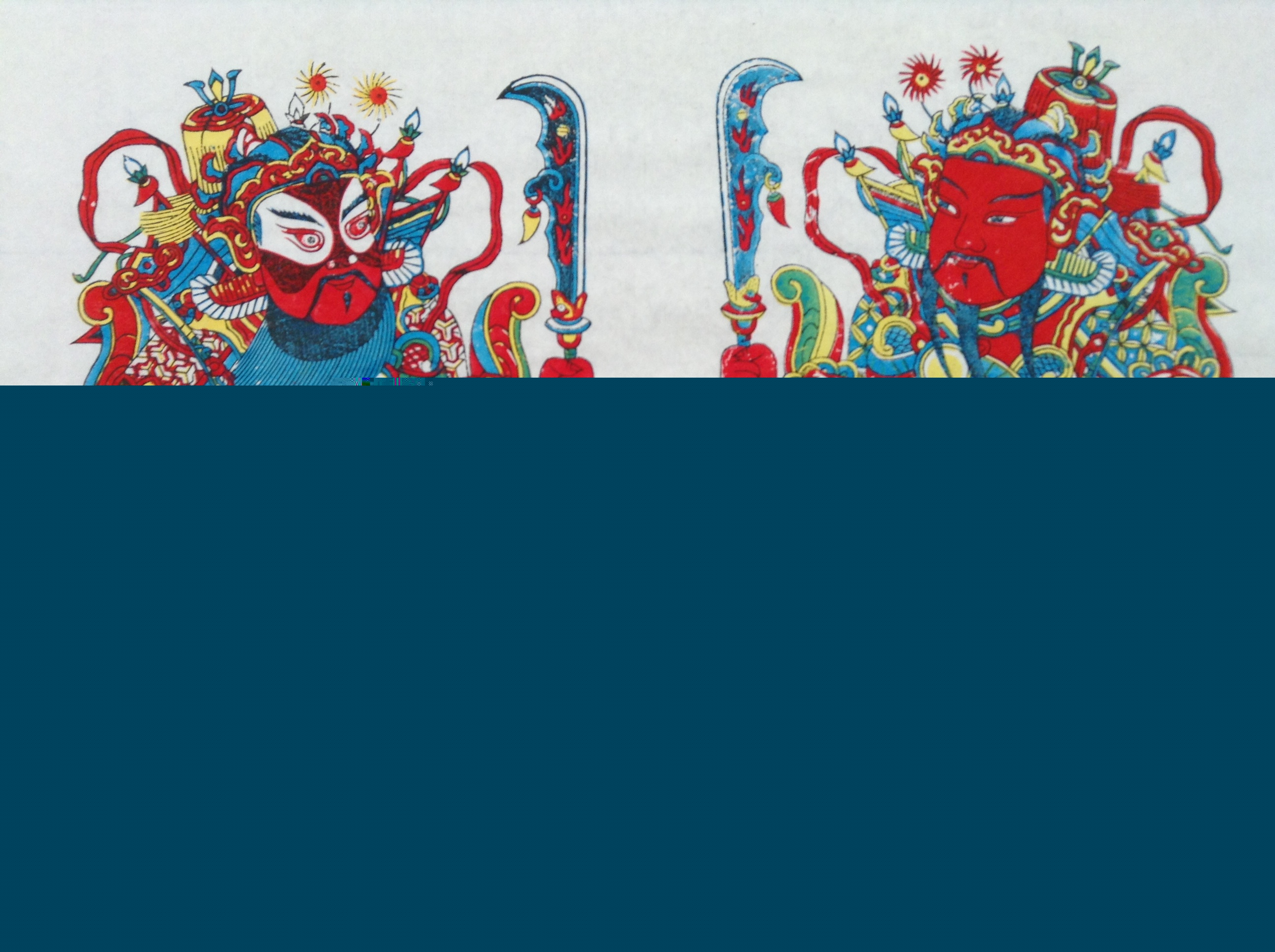 15款生動(dòng)門(mén)神人物年畫(huà)，唯美中國(guó)吉祥人物年畫(huà)