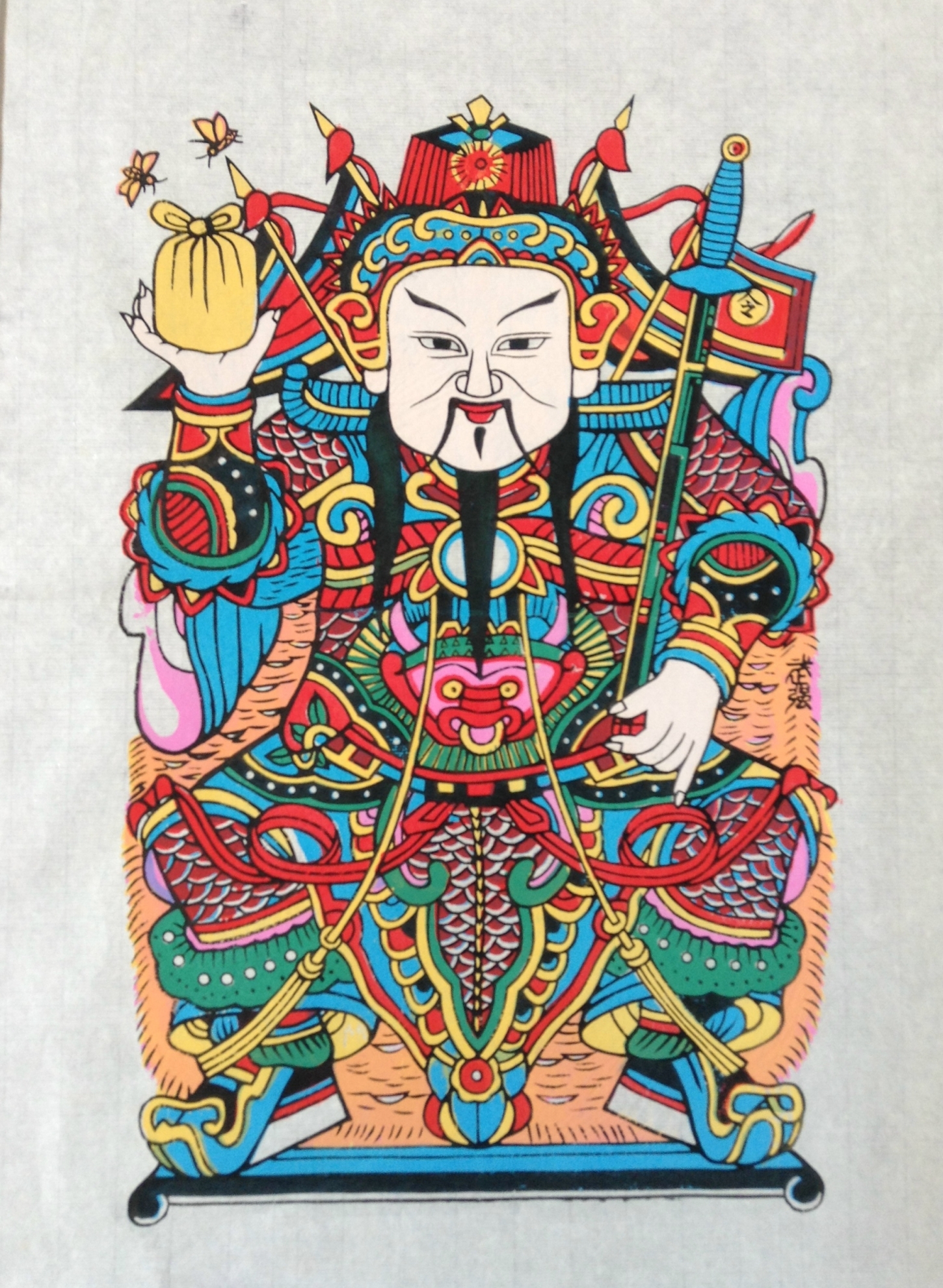 15款生動(dòng)門(mén)神人物年畫(huà)，唯美中國(guó)吉祥人物年畫(huà)