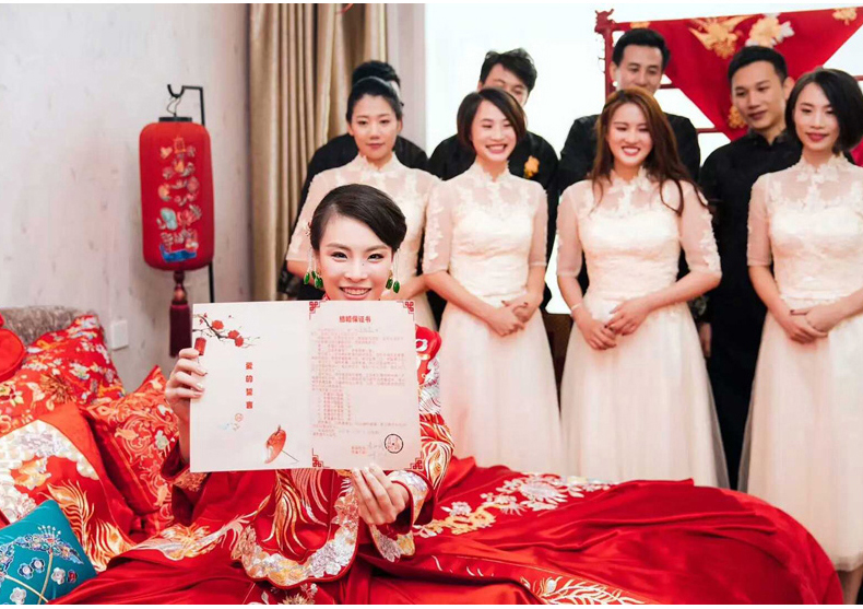 最美家佳樂文學(xué)中式禮服新娘,中式婚禮圖片