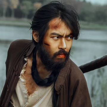 霸氣男生打架帶兵器頭像，唯美古風(fēng)真人頭像