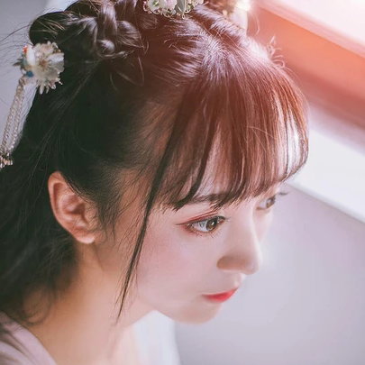 清新文藝女生頭像，唯美古風(fēng)真人頭像