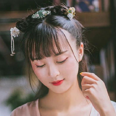 清新文藝女生頭像，唯美古風(fēng)真人頭像