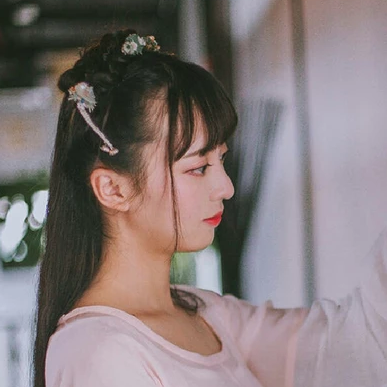 清新文藝女生頭像，唯美古風(fēng)真人頭像
