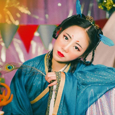 精靈可愛女生頭像，唯美古風真人頭像