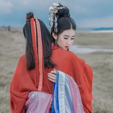 草原喝酒閨蜜頭像，唯美古風(fēng)真人頭像