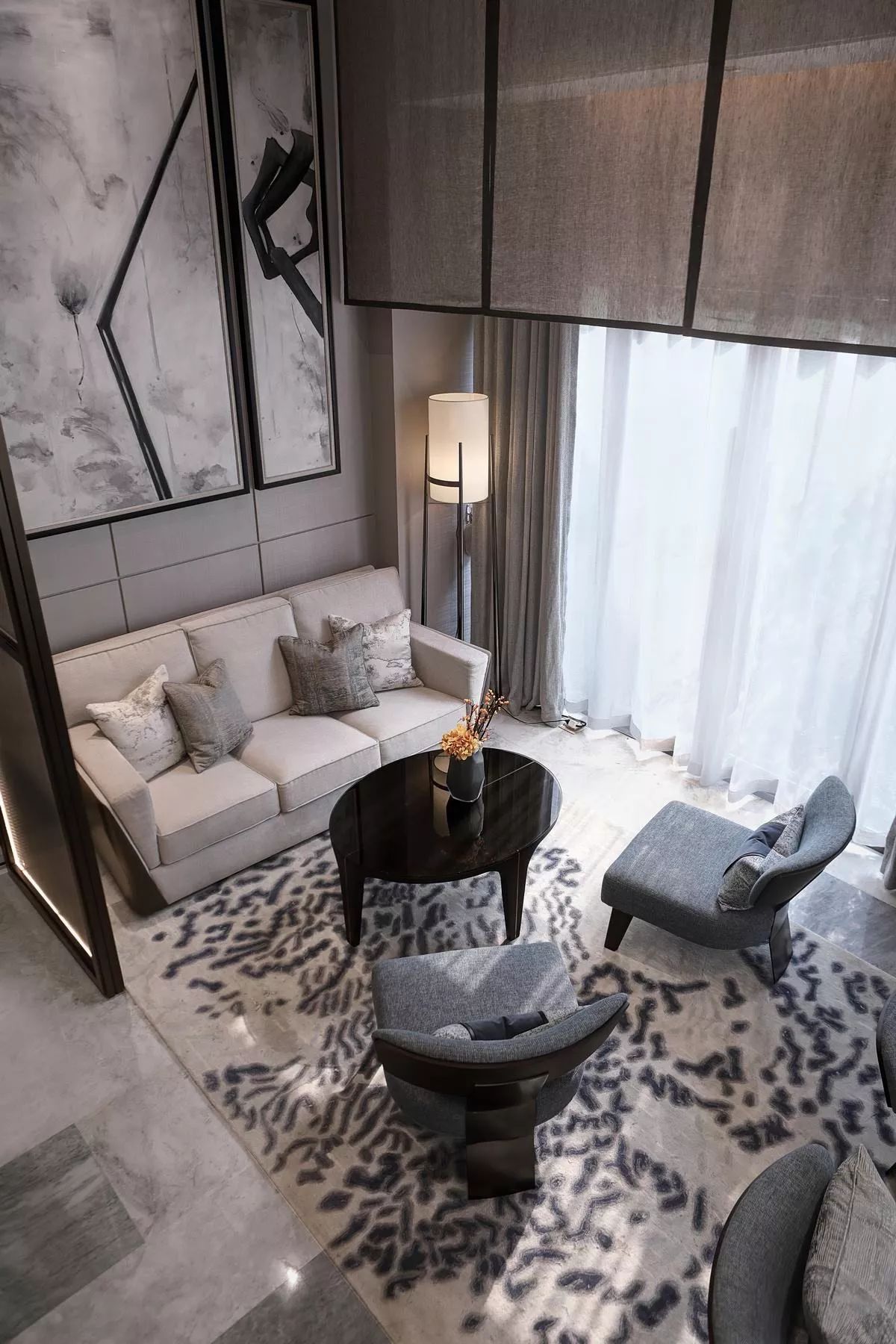 文人風尚的新中式裝修設(shè)計：廣州融創(chuàng)御園