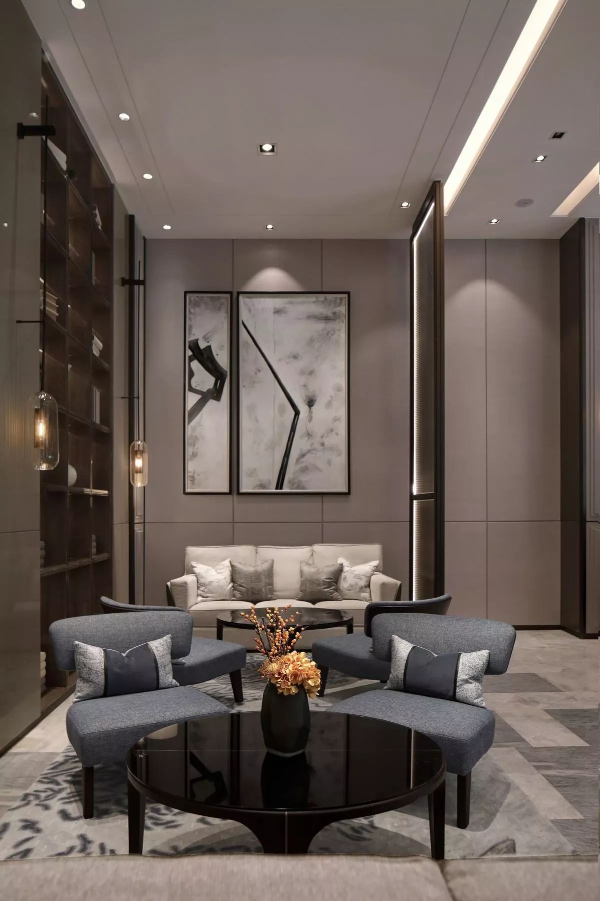 文人風(fēng)尚的新中式裝修設(shè)計(jì)：廣州融創(chuàng)御園