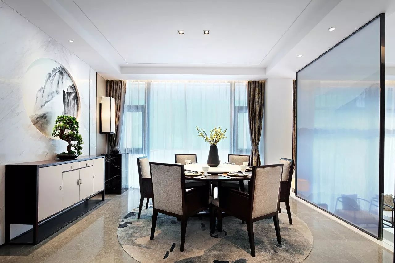 雙拼別墅樣板房：禪意留白的東方中式之美！