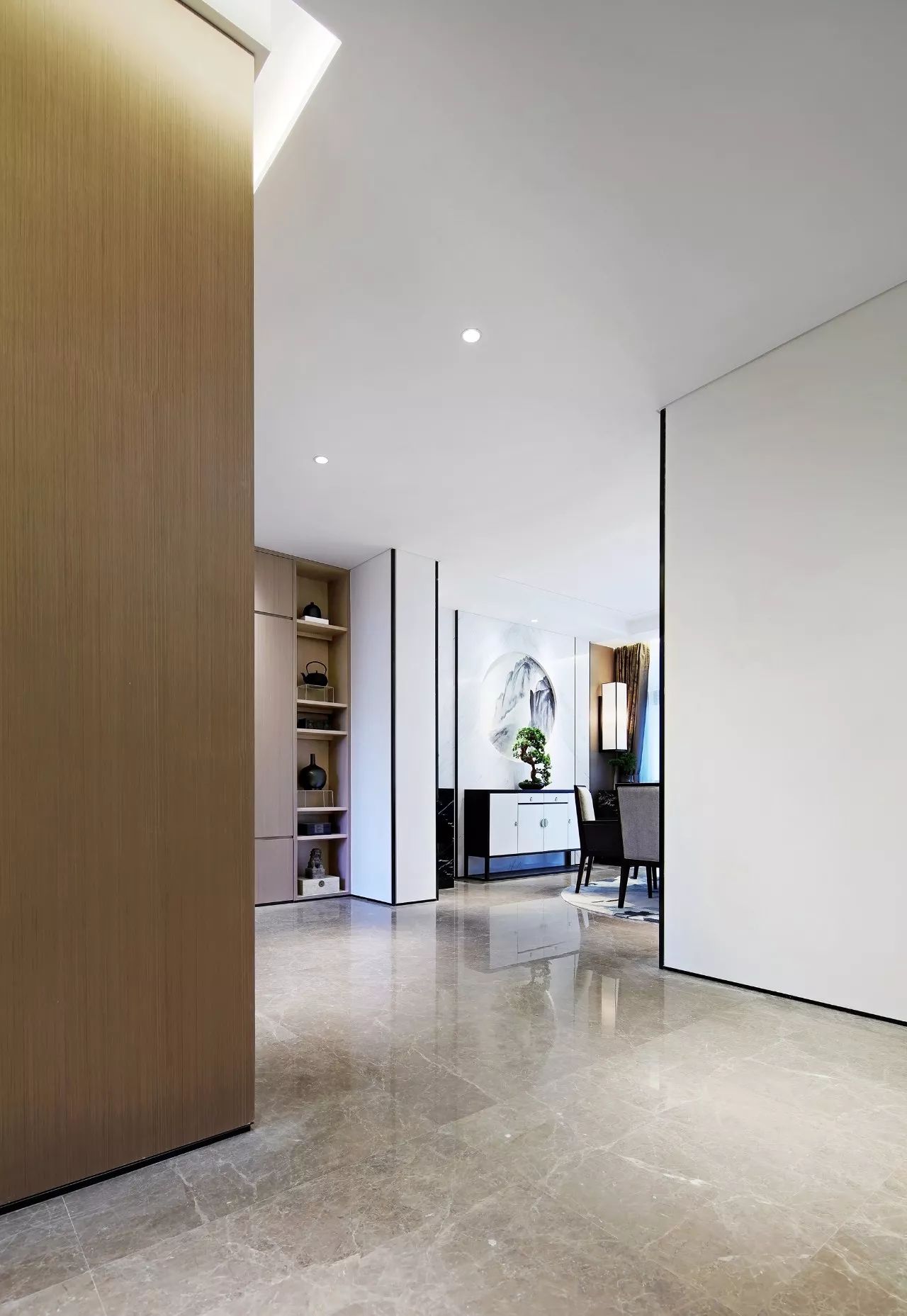 雙拼別墅樣板房：禪意留白的東方中式之美！