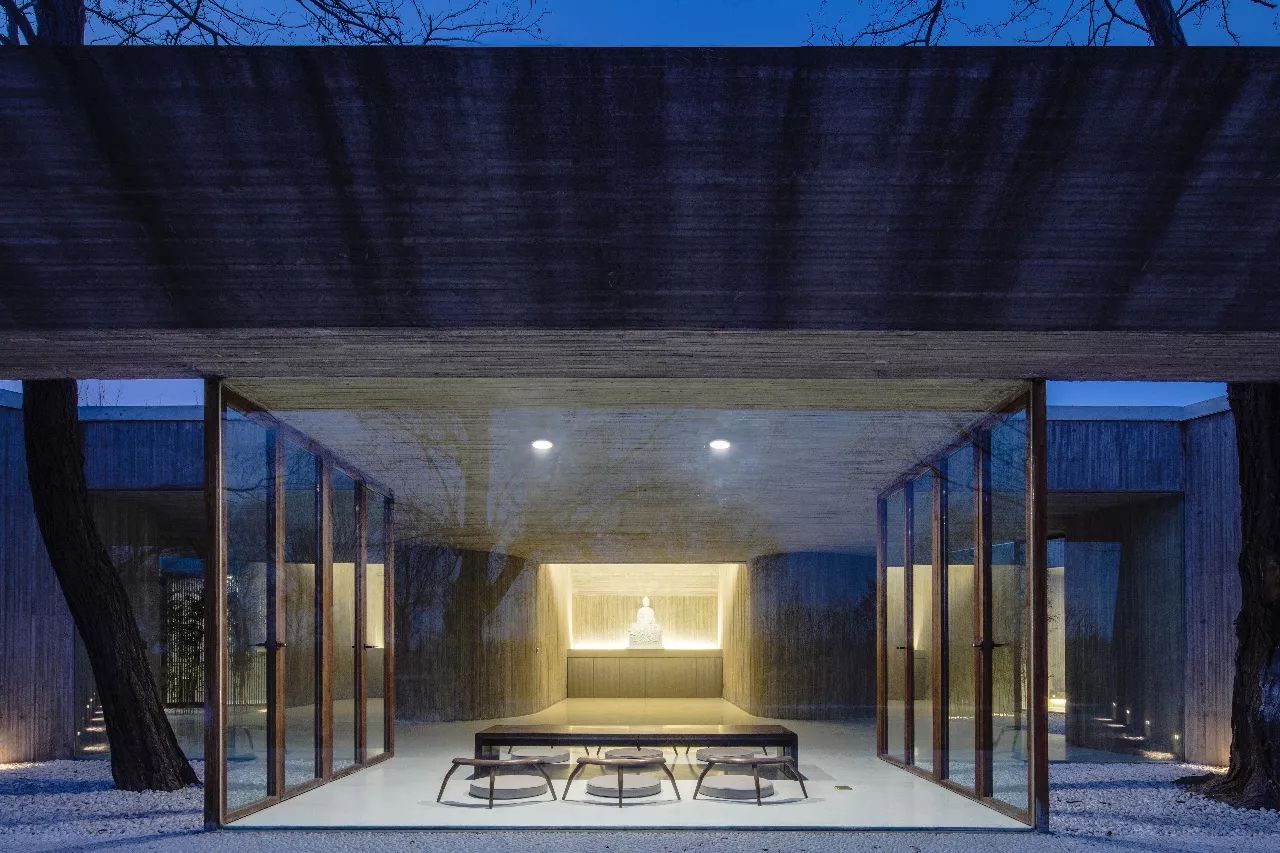 佛系新中式建筑，河北水岸佛堂！