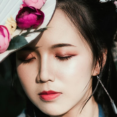 古典淡雅帶團(tuán)扇頭像，唯美古風(fēng)真人頭像