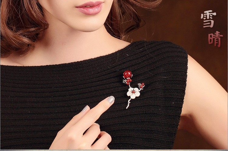 家佳樂(lè)文學(xué)貝殼花氣質(zhì)胸花胸針飾品