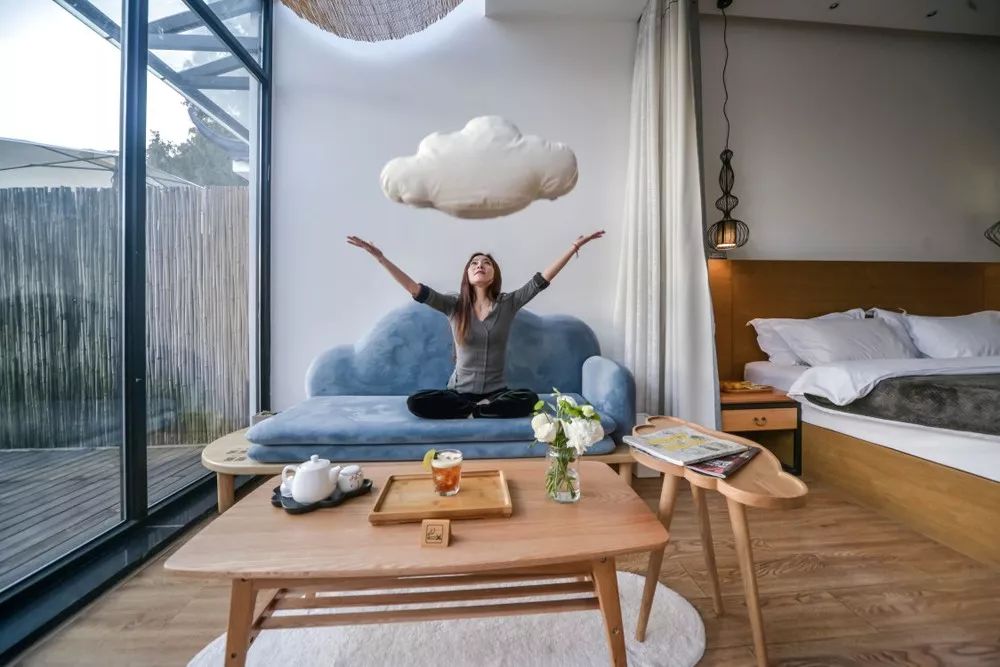 過云山居·長丘田，躺在浴缸里摘朵云