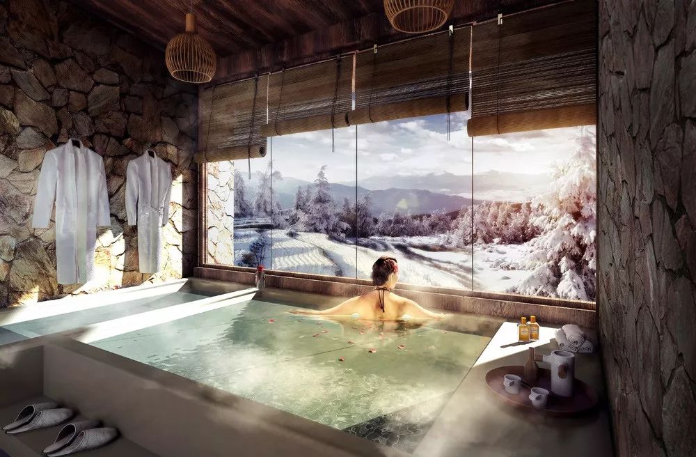 過云山居·長丘田，躺在浴缸里摘朵云