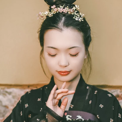 優(yōu)雅時尚女生頭像，唯美古風真人頭像