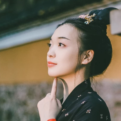 優(yōu)雅時尚女生頭像，唯美古風真人頭像