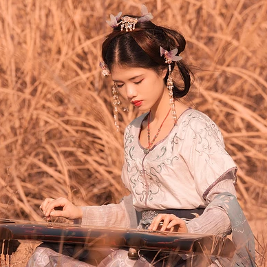 文藝小清新女生頭像，唯美古風(fēng)真人頭像