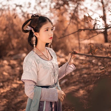 文藝小清新女生頭像，唯美古風(fēng)真人頭像