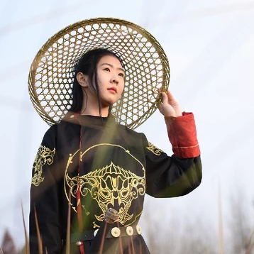 霸氣斗笠?guī)П髋^像，唯美古風(fēng)真人頭像