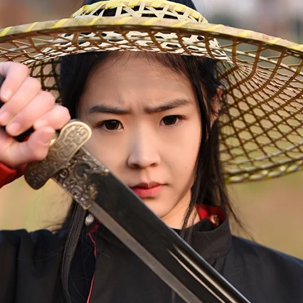 霸氣斗笠?guī)П髋^像，唯美古風(fēng)真人頭像