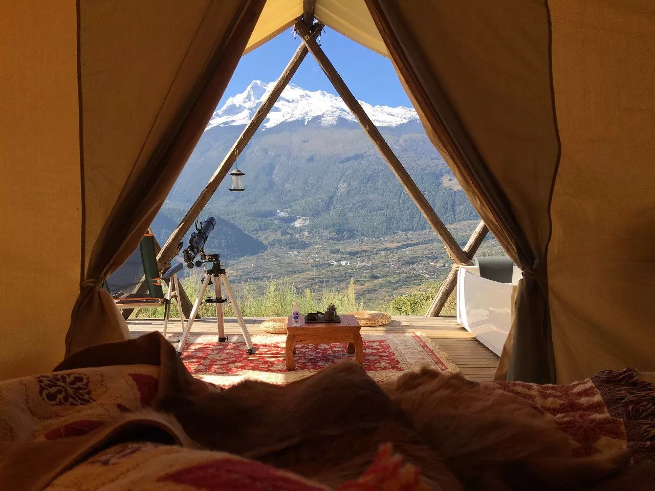 云階·格蘭平營地，踩著云一步步登上哈巴雪山