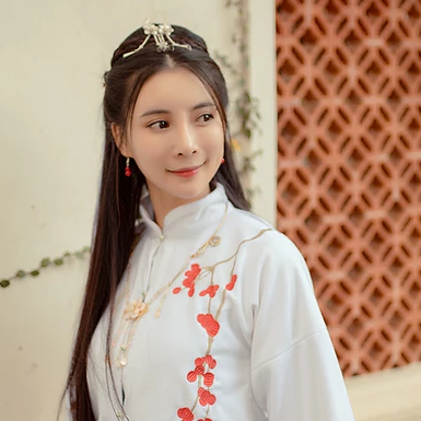漢服清新女生頭像，唯美古風(fēng)真人頭像