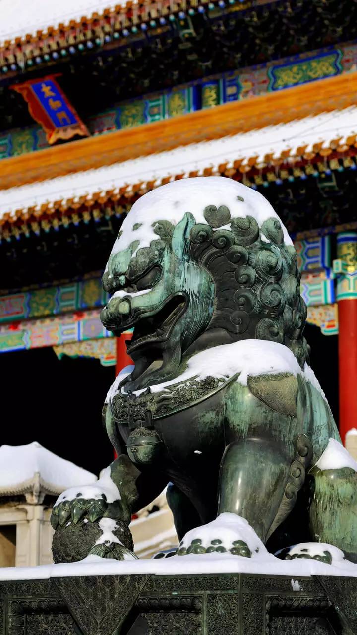 最美中國(guó)古建筑：紫禁城下雪了！