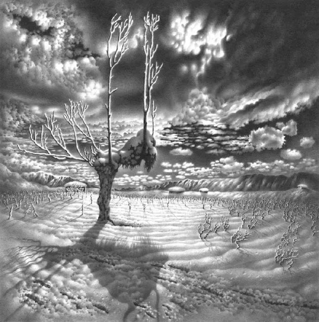 畫雪成魔黑白插畫：純粹用心把一件事反復做