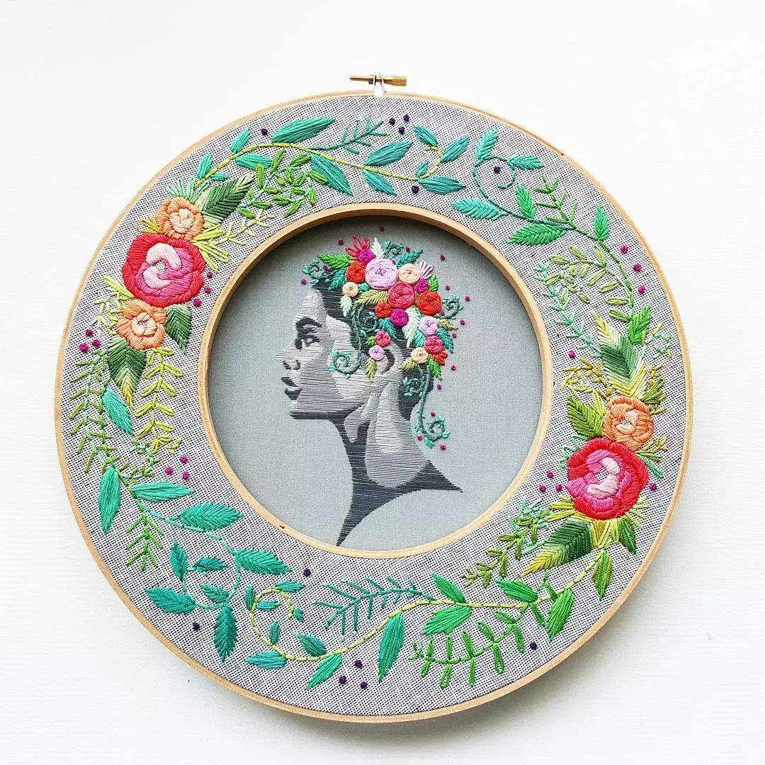 唯美手工刺繡藝術：用針線填滿你的生活吧!