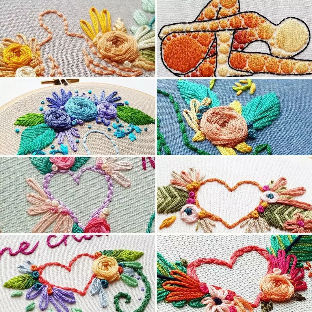 唯美手工刺繡藝術：用針線填滿你的生活吧!