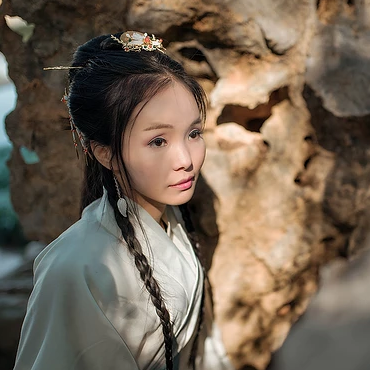 小清新女生頭像，唯美古風(fēng)真人頭像