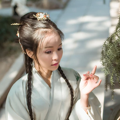 小清新女生頭像，唯美古風(fēng)真人頭像