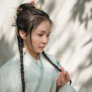 小清新女生頭像，唯美古風(fēng)真人頭像