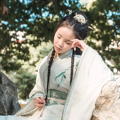 小清新女生頭像，唯美古風(fēng)真人頭像