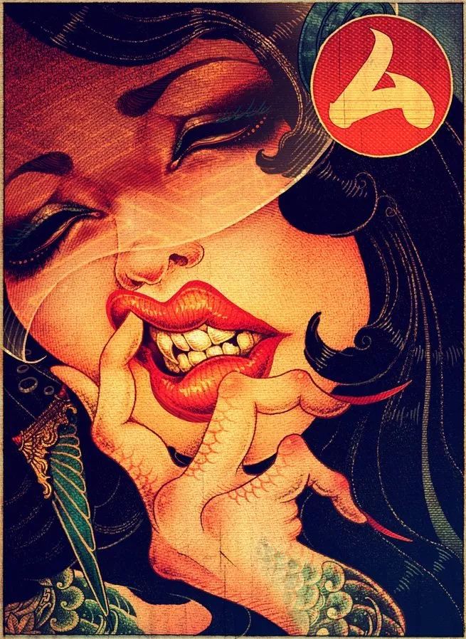 洋溢著肉欲的插畫：日本畫家筆下的東方美感！