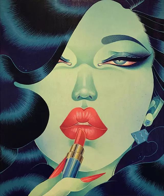 洋溢著肉欲的插畫：日本畫家筆下的東方美感！