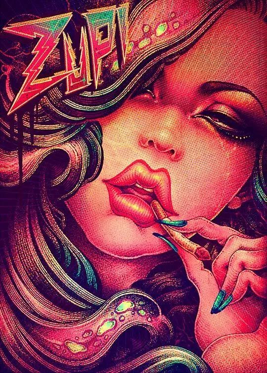 洋溢著肉欲的插畫：日本畫家筆下的東方美感！