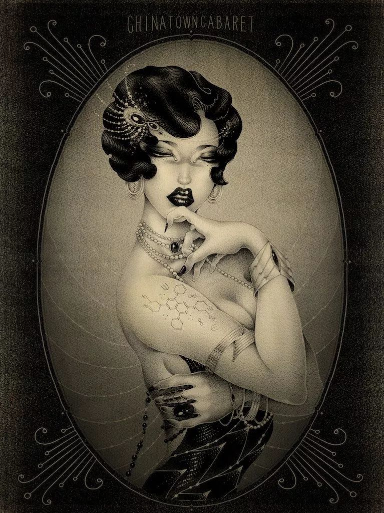 洋溢著肉欲的插畫：日本畫家筆下的東方美感！