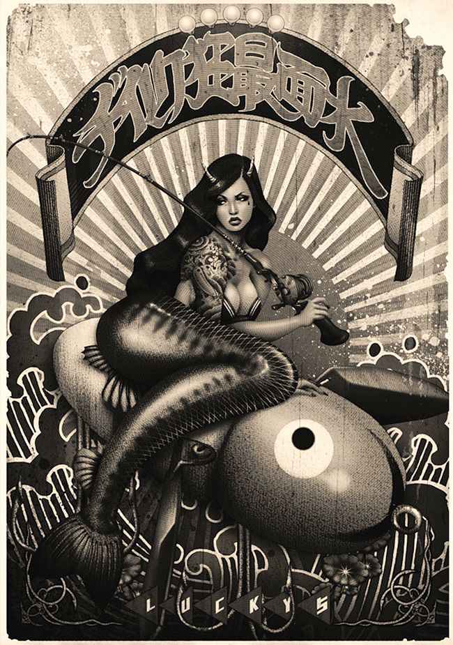 洋溢著肉欲的插畫：日本畫家筆下的東方美感！