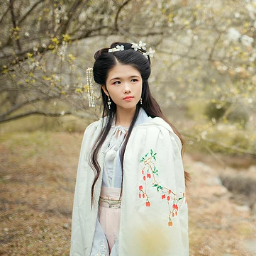 清新典雅女生頭像，唯美古風(fēng)真人頭像