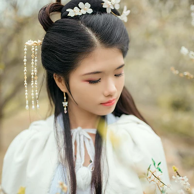 清新典雅女生頭像，唯美古風(fēng)真人頭像