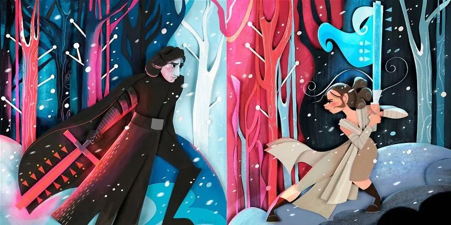 當(dāng)插畫遇上剪紙，她把紙藝玩出了別樣的美!