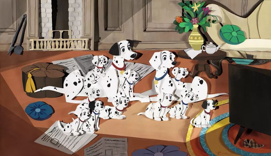 當(dāng)插畫遇上剪紙，她把紙藝玩出了別樣的美!